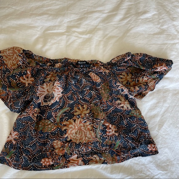 Off Shoulder 100 Silk Top 8